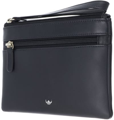 Golden Head Leren telefoontasje polstasje Polo RFID Protect RV-Handytasche 4075 Schwarz zwart