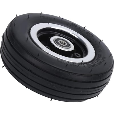 Pneu plein 6 pouces 6 X 2 Ensemble jantes et pneus avec jantes en alliage pour accessoires de scooter électrique