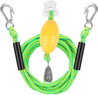 Drijvend Touw - Sleeptouw Boot - Watersport Activiteiten - Hoge Zichtbaarheid - 17 Voet - Groen
