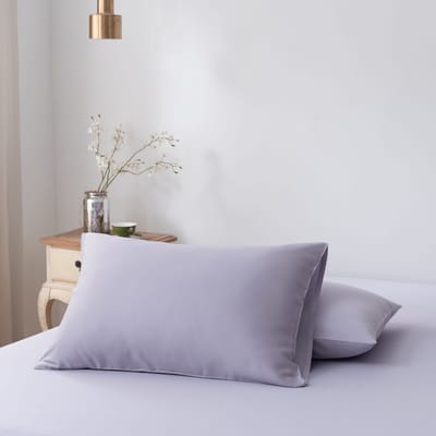 Bamboe kussenslopen Lavender Mist lila 40x80 cm – Set van 2, zacht, ademend & duurzaam | Boomba Bamboo®