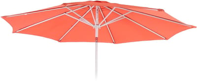 Vervangende hoes voor parasol N18, parasolhoes vervangende hoes, Ø 2,7m stof/textiel 5kg ~ terracotta