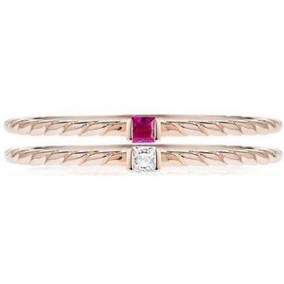 Morellato 1930 roségoudkleurige sterlingzilver SAHA16014 damesring white