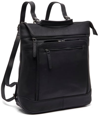 The Chesterfield Brand Caldero Waxed Pull Up Rugzak - Zwart
