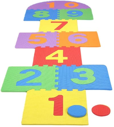 Dailygoods- Hinkelmat Zacht - Speelmat Buiten - Speelmat Binnen - EVA-schuim - Duurzaam - 210x60 cm