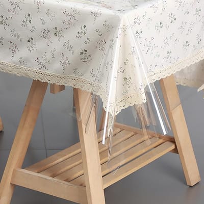 Dailygoods- Tafelfolie Transparant - Afwasbaar - Outdoor PVC-Folie - Dikte 0,2 mm - Tafelbescherming - Duurzaam en Comfortabel - Tafelkleed