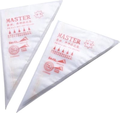 *** 100x Wegwerp Spuitzakken - Slagroomzak - Decoratie - Keuken - Doorzichtig Plastic - Keuken Chef - van Heble® ***