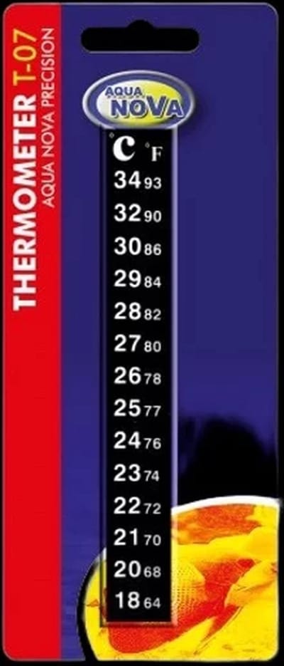 Aqua Nova thermometer plakstrip