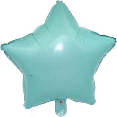 Folieballon ster| Mint | 18 inch | 45 cm | DM-products