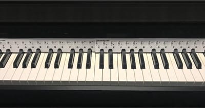 Specter Keycard | Kaart met muzieknoten voor je piano of keyboard | eenvoudig leren spelen |  49, 61 & 88 Toetsen | Geen piano stickers meer nodig en geen lijmresten op je piano