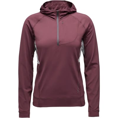 Black Diamond Alpenglow Pro Hoodie Paars L Vrouw