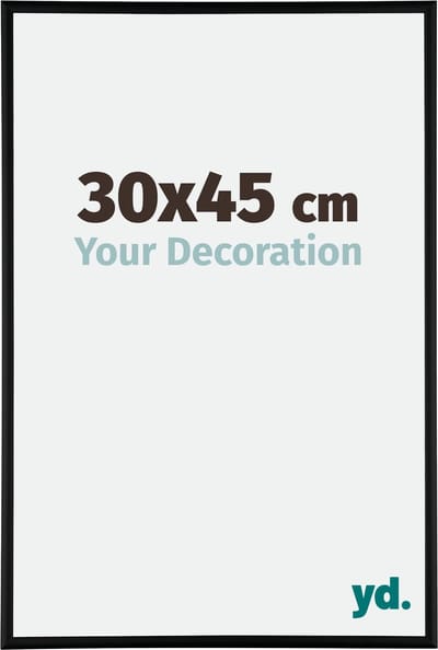 Your Decoration - Fotolijst 30x45 cm - Aluminium - Zwart Mat - Kent