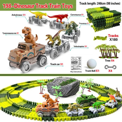 Tracks Auto's Compatibel Glow In The Dark LED Knipperlicht Speelgoedauto Set Voor De Meeste Racebanen - Verlichte Auto's Voor Kinderen