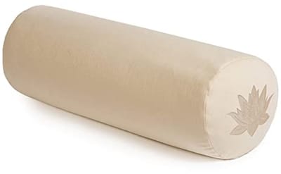 Biologische boekweit bolster voor yoga en pilates - 23 x 61 cm