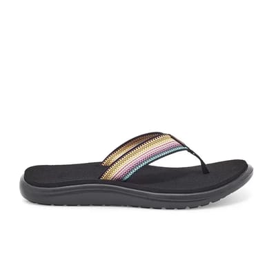 Teva W VOYA FLIP Dames Slippers - ANTIGUOUS Zwart MULTI