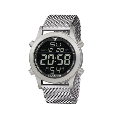 KHS - KHS.PLASD.MS - Polshorloge - Platoon Steel Digital - Heren
