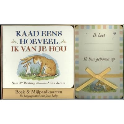 Raad Eens Hoeveel Ik Van Je Hou Boek & Mijlpaalkaarten - Sam McBratney