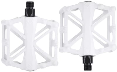Tweedelige mountainbike racefiets met ultralichte aluminiumlegering lagers en antislip pedalen - wit