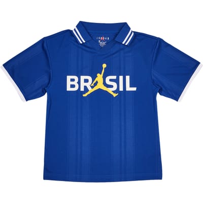 Jordan P6 Polo Poloshirts Kinder - Blauw - Maat 147 - 158 CM - Poly Mesh