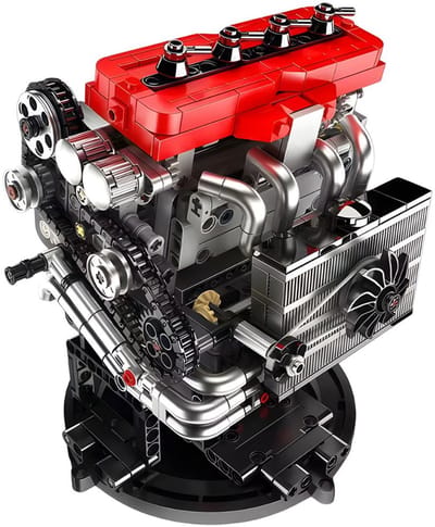 Mould King 10235 MMC L4 Formule 1 speed engine bouwset | F1 Racing champions icons modelbouw | Classic creator speelgoed ideas voor expert volwassenen & kinderen | Accu motor niet geschikt voor Lego technic | Bouwdoos met 811 bouwstenen