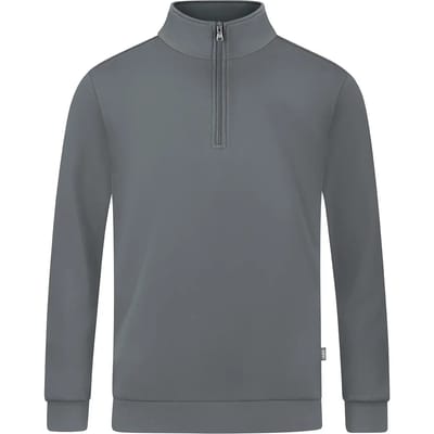 Jako Organic Ziptop Heren - Steengrijs | Maat: XL