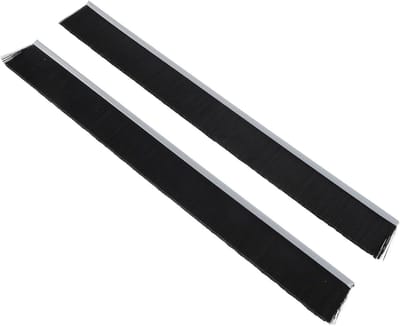 Brievenbus Borstel - Tochtstrip Afdichting - Post Beschermen - Weerbestendig Nylon - 30 cm Lengte - Zwart