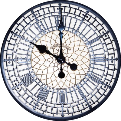 St. Helens Home & Garden Big Ben Design Wandklok – 30 cm – Weerbestendig – Voor Binnen & Buiten