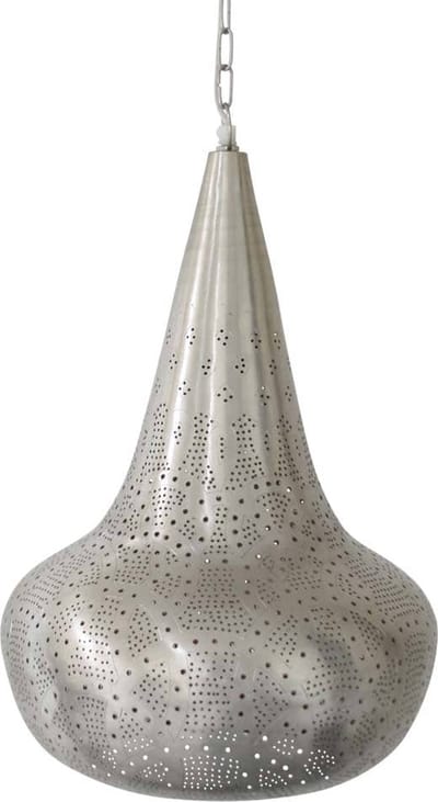 Safaary - Oosterse Hanglamp Nikkel Goud Tasya Ø 35 x 51cm