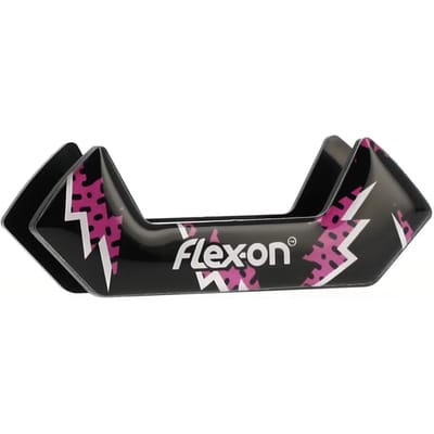 Flash Zwarte stijgbeugelstickers Flex-On Safe-On
