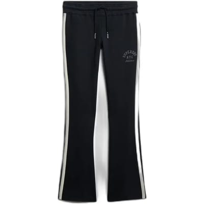 Superdry Athletic Essential Stripe Flare Joggers Zwart S Vrouw