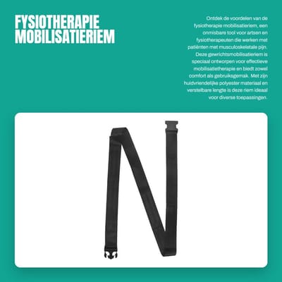 Dailygoods - Fysiotherapie Mobilisatieriem - Gewrichtsmobilisatie - Huidvriendelijk - Verstelbaar - Pijnbestrijding - Geschikt voor artsen en fysiothe...