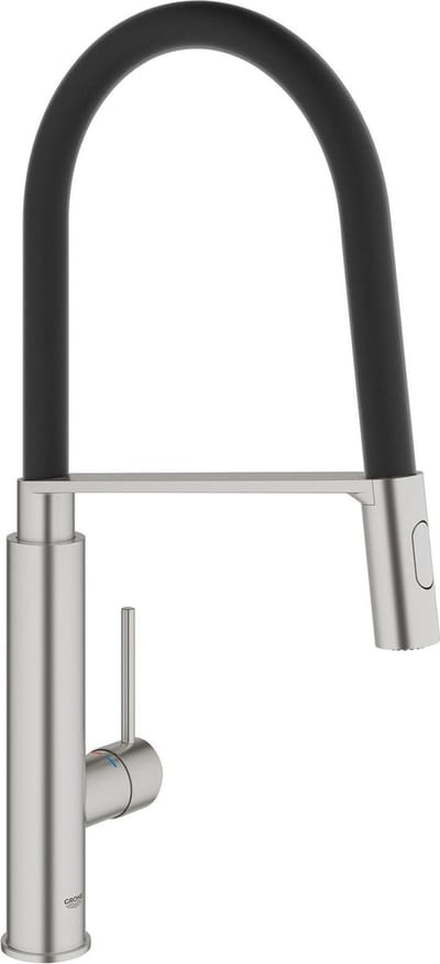 GROHE Concetto Professional Keukenkraan - Draaibare uitloop - 2 straalopties - RVS