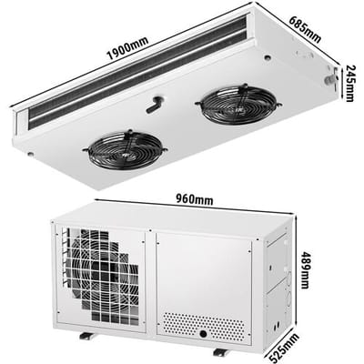 GGM Gastro Split-Tiefkühlaggregat - für max. 20m³ - Schutzart IP 51