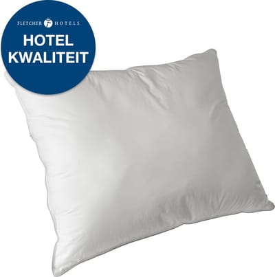 Fletcher Hotels - Hoofdkussen Ecodown - Anti-allergeen - 100% Ecodown vezel - Hotelkwaliteit - Rugslaper - Zijslaper