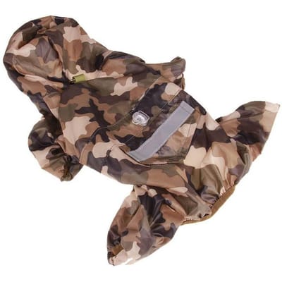 Regenjas voor honden, katten, buitenkleding met capuchon, regenpak, jumpsuit voor puppy's, casual waterdichte jas voor regenachtige dagen, huisdierbenodigdheden XS
