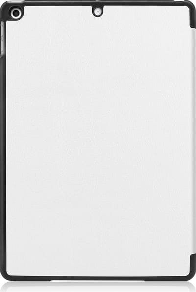 Hoesje - Geschikt voor Apple iPad 9 (2021) - 10.2 inch - 9e Generatie - Dun & Stevig - Trifold Bookcase - Hard Cover - Hardcover Book Case - Tablet Hoes - Wit