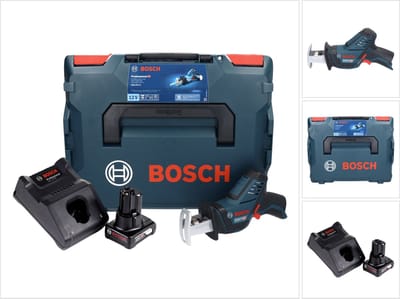 Bosch GSA 12V-14 Professional accu-reciprozaag 12 V + 1x accu 6,0 Ah + oplader + L-Boxx