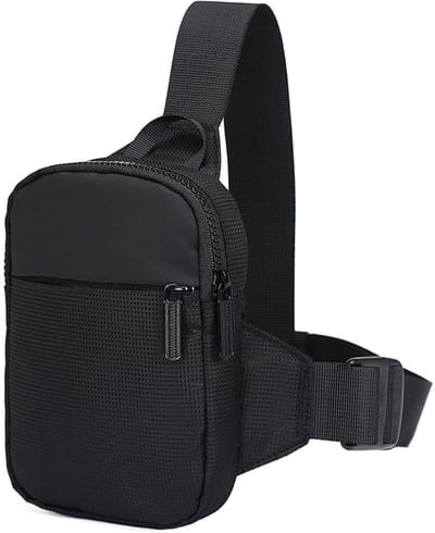 Dailygoods- Schoudertas Waterdicht - Heren Sling Bag - Lichte Borstrugzak - Duurzaam Oxford-Stof - Verstelbare Schouderriem - Comfortabel voor Outdoorsport - Rugzak