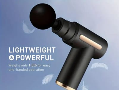 Massage gun,lichaamsspiermassagegun met opbergdoos, 4 vervangende accessoirekoppen, professioneel massagegereedschap voor het hele lichaam, cadeaus voor vrouwen mannen, vaderdagcadeau moederdagcadeau.