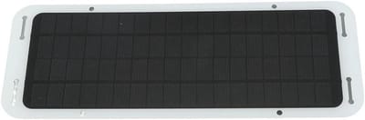 Zonne Acculader - Druppellader Onderhoud - Batterij Onderhoud - Kristallijn Silicium - 36 x 14 x 3 cm - Zwart