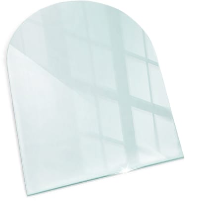 Tulup Kachel Vloerplaat - Halfrond 100x100 cm Plaat Onder Houtkachel - Plaat Voor Onder Houtkachel - Vloerplaat Openhaard - Vloerplaat Voor Houtkachel - Vloerplaat Voor Kachel