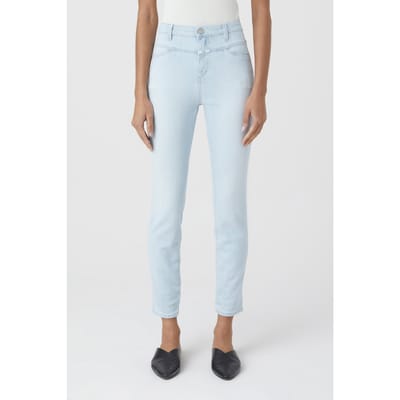 Closed Skinny Pusher Jeans Light Blue Maat: W24 | Slim Jeans Outlet | Dames | Blauw