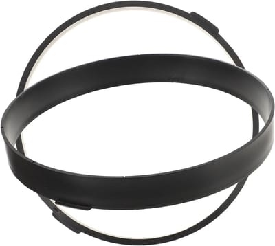 Betonmal Set - Tuinpad Vormen - Tuin Aanleggen - Herbruikbaar Plastic - 34x34x4.5 cm - Zwart