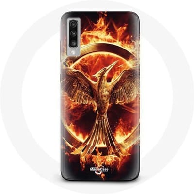 Samsung Galaxy A70 hoesje Hunger Games Movie-logo