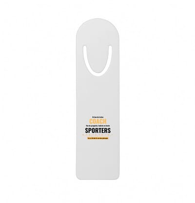 Hacebo® - ik ben de trotste coach van de grappigste, leukste en beste sporters, en ja dit heb ik van hun gekregen metalen boekenlegger - de trotste coach - sport - verjaardagscadeau Bladwijzer boekenleggers - 12.7 cm x 3.2cm