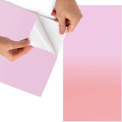 Tulup Meubelfolie - Roze verloop Meubelfolie - 65x130 cm - Roze Meubelfolie - Meubel Wrap Folie - Modern Meubelfolie - Plakfolie Meubels - Keuken decoratie - Achtergronden en patronen