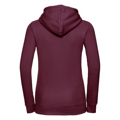 Russell Dames/Dames Authentic Hoodie (Bourgondië)