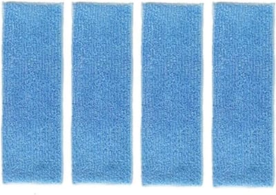 Wasbare Microfiber Mop Pads - 4 Stuks Vervangaccessoires voor Robotstofzuigers en Huishoudelijke Reiniging
