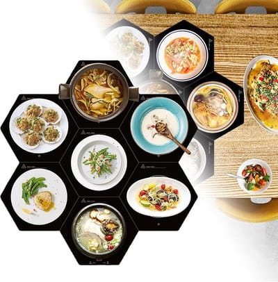 Elektrische Bordenwarmer - Verwarmingsplaat Placemat - Voedsel Warm Houden - Instelbare Temperatuur - 3500 Gram