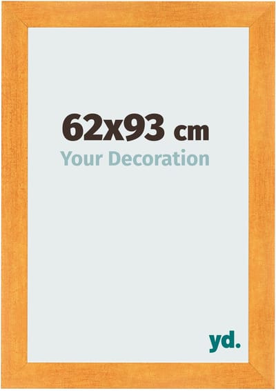 Your Decoration - Fotolijst 62x93 cm - MDF - Oranje - Pisa