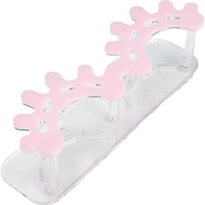 Pincet Houder - Opbergstandaard Tools - Cosmetica Organiseren - 8 Gaten Capaciteit - 18.5cm - Roze